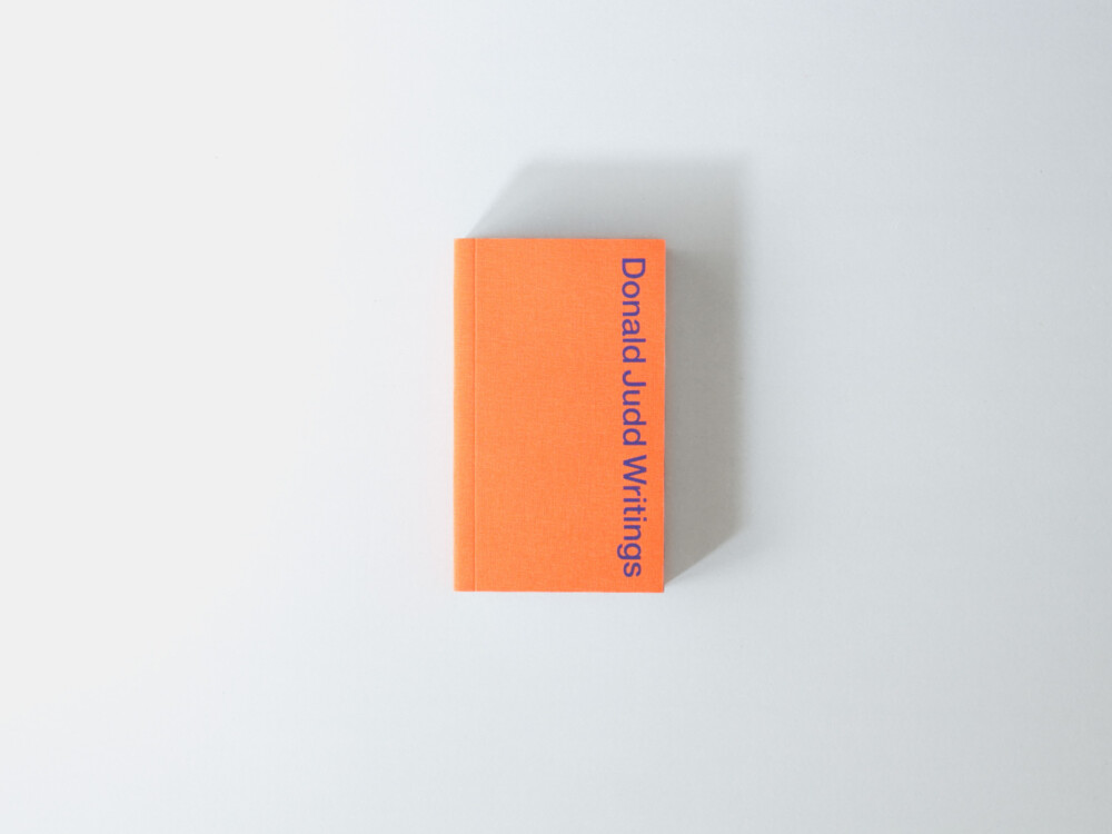 Donald Judd Writings